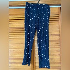 Lucky brand Pajama pants, size small navy with stars